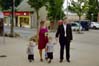 Familien paa vej